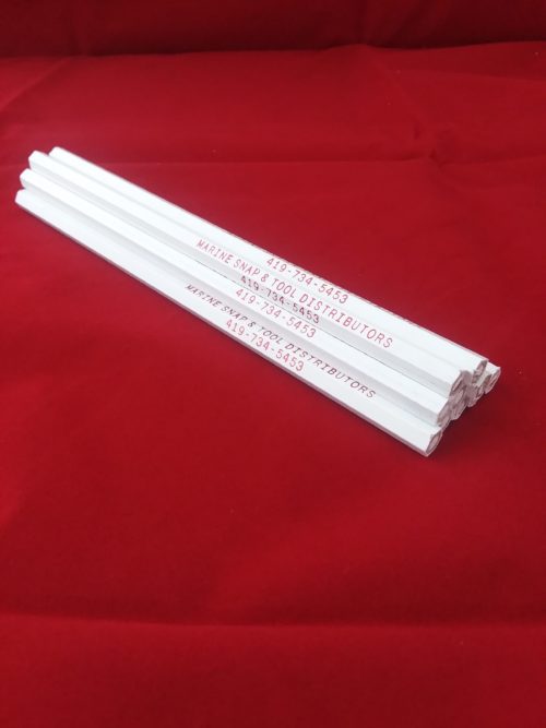 Washout GLASS Pencils- White 10 cnt.